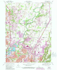 Download a high-resolution, GPS-compatible USGS topo map for Fishers, IN (1988 edition)