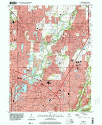 Download a high-resolution, GPS-compatible USGS topo map for Fishers, IN (2000 edition)