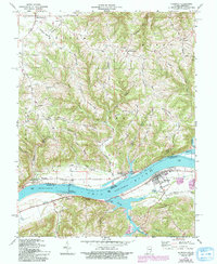 1966 Map of Florence, IN, 1994 Print