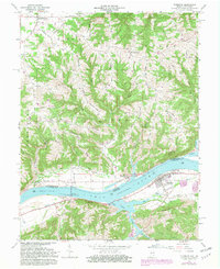 Download a high-resolution, GPS-compatible USGS topo map for Florence, IN (1981 edition)