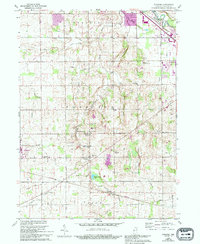 Download a high-resolution, GPS-compatible USGS topo map for Foraker, IN (1994 edition)