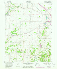 1958 Map of Greensburg, IN, 1981 Print