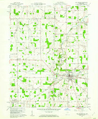preview thumbnail of historical topo map of Fort Recovery, OH in 1960