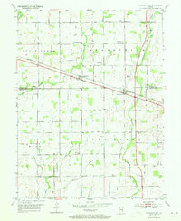 preview thumbnail of historical topo map of Shelby County, IN in 1952