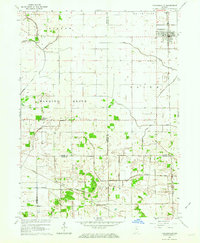 Download a high-resolution, GPS-compatible USGS topo map for Francesville, IN (1964 edition)