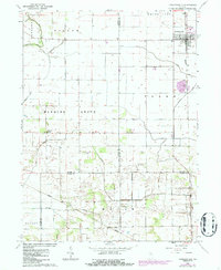 Download a high-resolution, GPS-compatible USGS topo map for Francesville, IN (1986 edition)