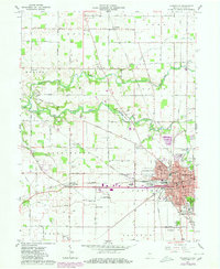 Download a high-resolution, GPS-compatible USGS topo map for Frankfort, IN (1980 edition)