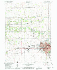 Download a high-resolution, GPS-compatible USGS topo map for Frankfort, IN (1991 edition)