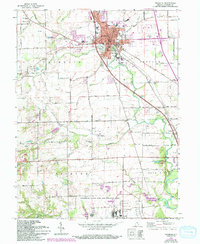 Download a high-resolution, GPS-compatible USGS topo map for Franklin, IN (1994 edition)