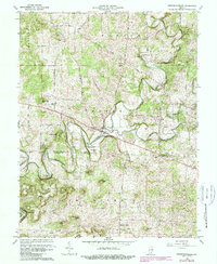 Download a high-resolution, GPS-compatible USGS topo map for Fredericksburg, IN (1988 edition)