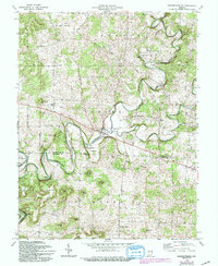 Download a high-resolution, GPS-compatible USGS topo map for Fredericksburg, IN (1994 edition)