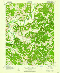 Download a high-resolution, GPS-compatible USGS topo map for Freedom, IN (1968 edition)