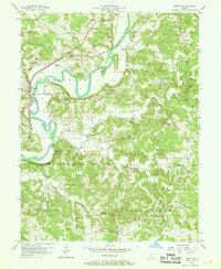 Download a high-resolution, GPS-compatible USGS topo map for Freedom, IN (1958 edition)