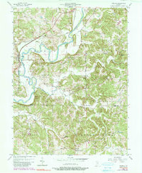 Download a high-resolution, GPS-compatible USGS topo map for Freedom, IN (1983 edition)