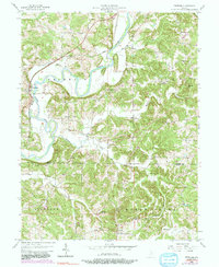 Download a high-resolution, GPS-compatible USGS topo map for Freedom, IN (1991 edition)