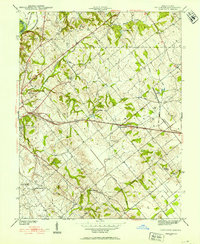 Download a high-resolution, GPS-compatible USGS topo map for Fritchton, IN (1942 edition)