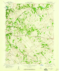 Download a high-resolution, GPS-compatible USGS topo map for Fritchton, IN (1960 edition)