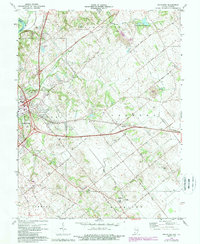 Download a high-resolution, GPS-compatible USGS topo map for Fritchton, IN (1988 edition)