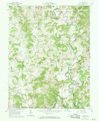 Download a high-resolution, GPS-compatible USGS topo map for Fulda, IN (1963 edition)