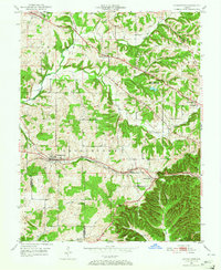 Download a high-resolution, GPS-compatible USGS topo map for Georgetown, IN (1965 edition)