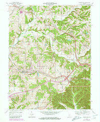 preview thumbnail of historical topo map of Georgetown, IN in 1966