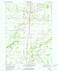 preview thumbnail of historical topo map of Delaware County, IN in 1960