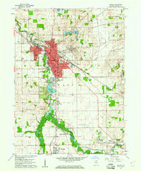 Download a high-resolution, GPS-compatible USGS topo map for Goshen, IN (1974 edition)