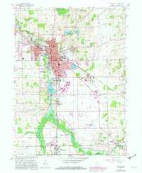 Download a high-resolution, GPS-compatible USGS topo map for Goshen, IN (1982 edition)