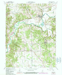 Download a high-resolution, GPS-compatible USGS topo map for Gosport, IN (1983 edition)
