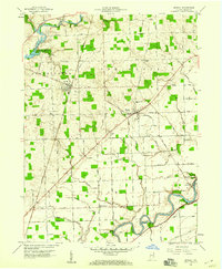 Download a high-resolution, GPS-compatible USGS topo map for Grabill, IN (1976 edition)