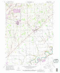 Download a high-resolution, GPS-compatible USGS topo map for Grabill, IN (1995 edition)