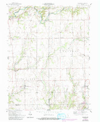Download a high-resolution, GPS-compatible USGS topo map for Grammer, IN (1993 edition)
