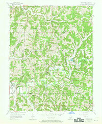 preview thumbnail of historical topo map of Orange County, IN in 1956