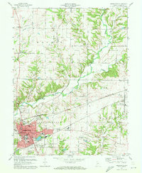 Download a high-resolution, GPS-compatible USGS topo map for Greencastle, IN (1972 edition)
