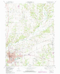 Download a high-resolution, GPS-compatible USGS topo map for Greencastle, IN (1987 edition)