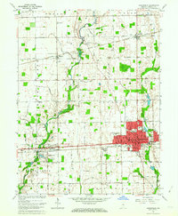 Download a high-resolution, GPS-compatible USGS topo map for Greenfield, IN (1977 edition)