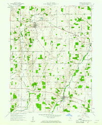 Download a high-resolution, GPS-compatible USGS topo map for Greens Fork, IN (1961 edition)