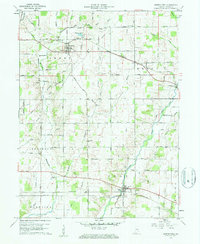 Download a high-resolution, GPS-compatible USGS topo map for Greens Fork, IN (1961 edition)