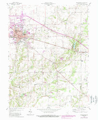 Download a high-resolution, GPS-compatible USGS topo map for Greensburg, IN (1988 edition)