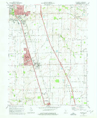 Download a high-resolution, GPS-compatible USGS topo map for Greenwood, IN (1975 edition)