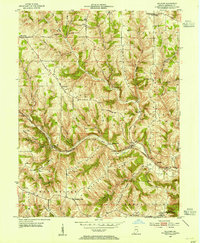 Download a high-resolution, GPS-compatible USGS topo map for Guilford, IN (1955 edition)