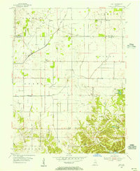 Download a high-resolution, GPS-compatible USGS topo map for Hall, IN (1956 edition)