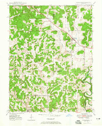 1947 Map of Hardinsburg, 1966 Print