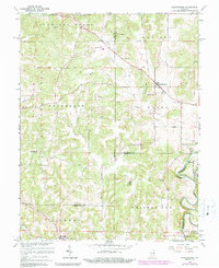 preview thumbnail of historical topo map of Hardinsburg, IN in 1966