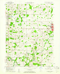 preview thumbnail of historical topo map of Blackford County, IN in 1960
