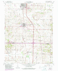 Download a high-resolution, GPS-compatible USGS topo map for Haubstadt, IN (1989 edition)