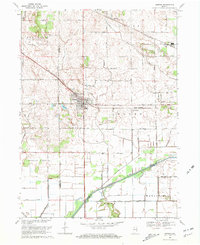 Download a high-resolution, GPS-compatible USGS topo map for Hebron, IN (1971 edition)