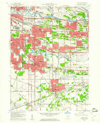 Download a high-resolution, GPS-compatible USGS topo map for Highland, IN (1961 edition)
