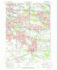 Download a high-resolution, GPS-compatible USGS topo map for Highland, IN (1971 edition)