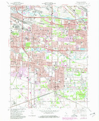 Download a high-resolution, GPS-compatible USGS topo map for Highland, IN (1980 edition)